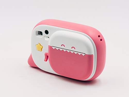 Pink Kids Camera with Felt Pens, Scrapbook Kit, Tape