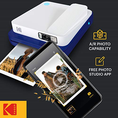 KODAK Smile Classic Digital Instant Camera - Bluetooth, Blue