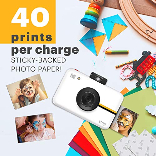KODAK Step Instant Camera: 10MP, ZINK Technology, Selfie