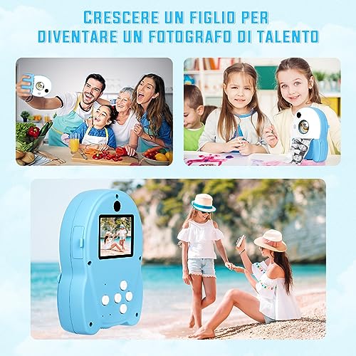 Kids' Instant Camera Kit with Paper, Brushes & Stickers
