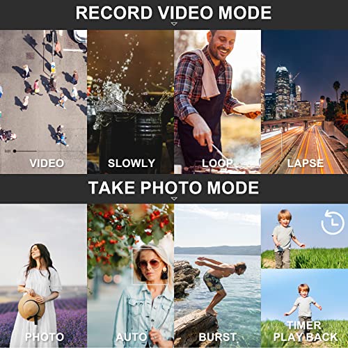 Portable 4K Camcorder with Night Vision & WiFi