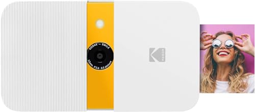 KODAK Smile Digital Camera with Print - White/Yellow