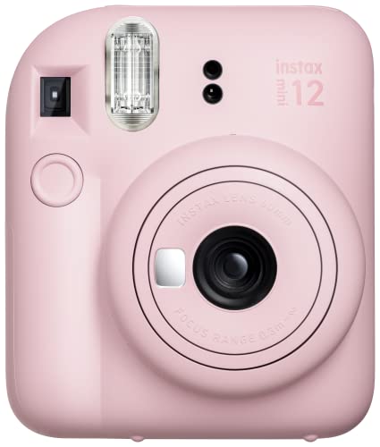 FUJIFILM Instax Mini 12 Camera, Blossom Pink