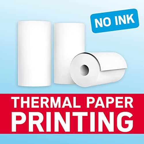Agfa Realikids Instant Camera with 3 Thermal Paper Rolls - Blue