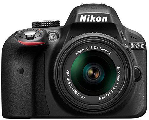 Nikon D3300 DSLR Camera - 24.2 MP - Black