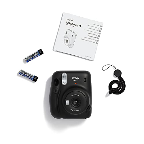 Charcoal Gray Instax Mini 11 Camera + 20 Shot Pack