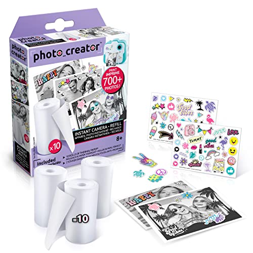 Instant Photo Creator camera and refill pack