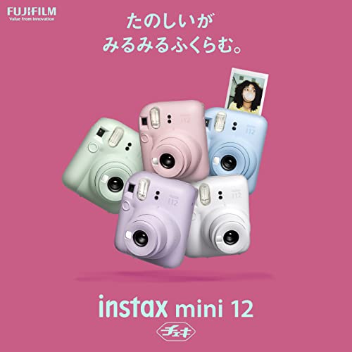FUJIFILM Instax Mini 12 Camera, Blossom Pink