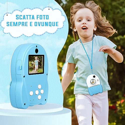 Kids' Instant Camera Kit with Paper, Brushes & Stickers