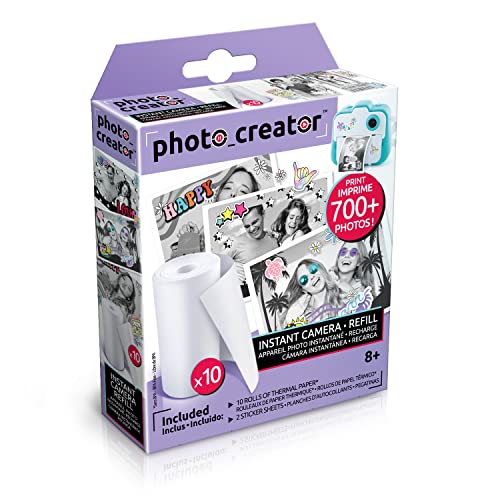 Instant Photo Creator camera and refill pack