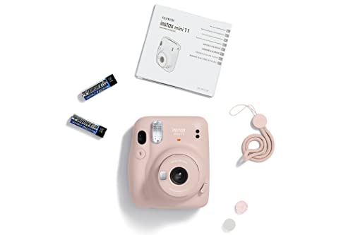 Fujifilm Instax Mini 11 Camera + 20 Shots - Blush Pink
