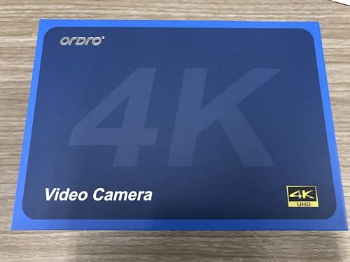 ORDRO 4K Camcorder Ultra 1080P 60FPS Vlog Camera