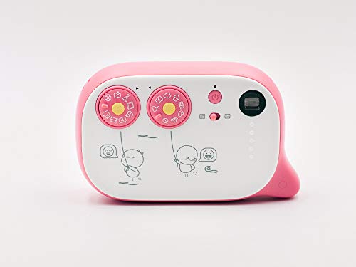 Pink Kids Camera with Felt Pens, Scrapbook Kit, Tape