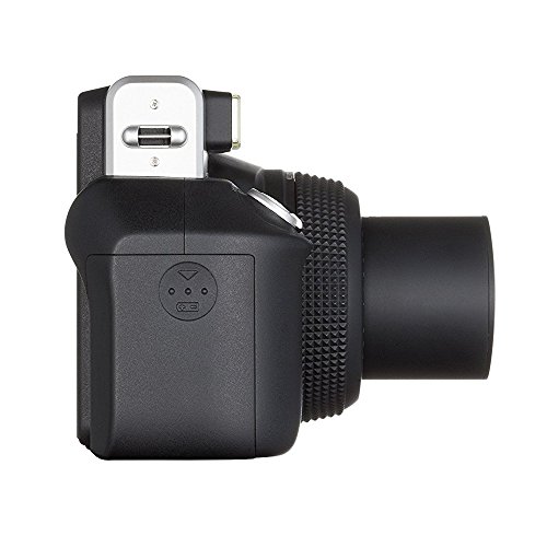 Instant film camera with large format & selfie lens