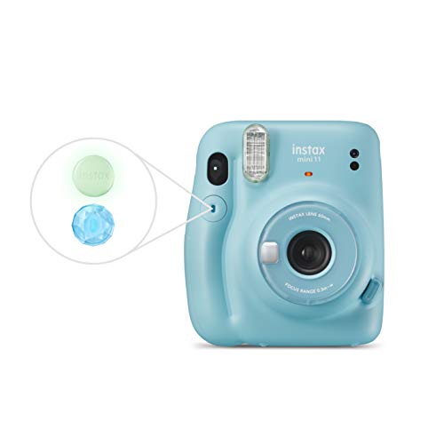 Instax Mini 11 Film Camera with Selfie Lens, SKY Blue