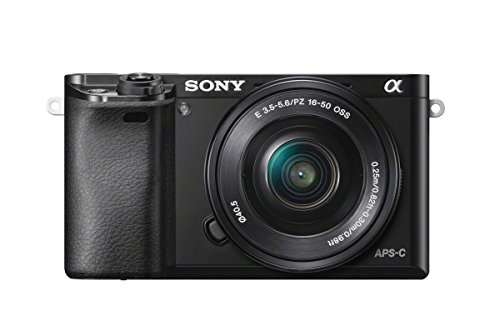 Sony A6000 Camera with SELP1650 Lens - Black