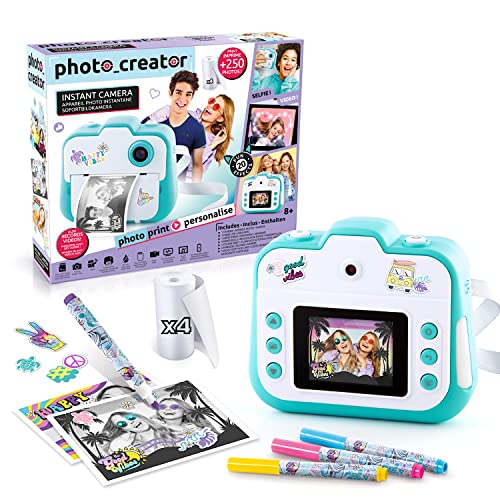Kids Digital Camera with Built-In Printer - Multicolor