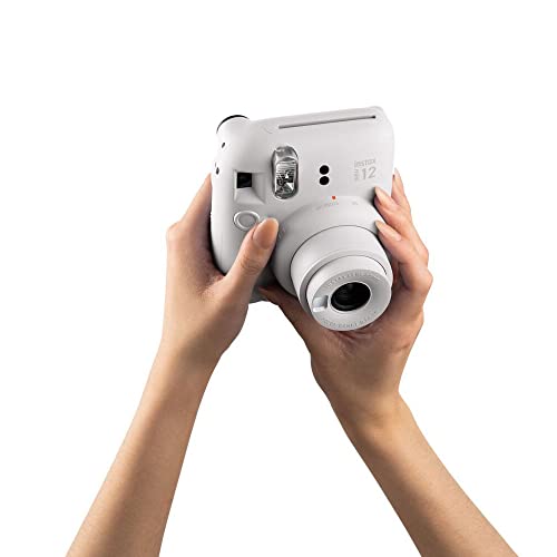 Fujifilm Instax Mini 12 Camera + 20 Shot Film - Clay White