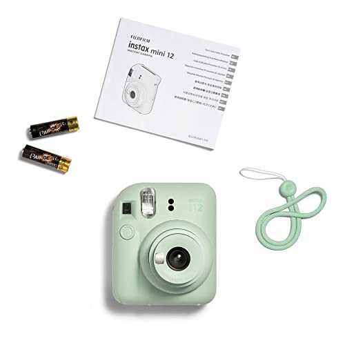 Fujifilm Instax Mini 12 Green Camera with Film Pack