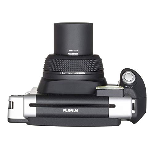 Instant film camera with large format & selfie lens