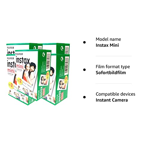 Fujifilm Film for Instax Mini Camera (8 words)