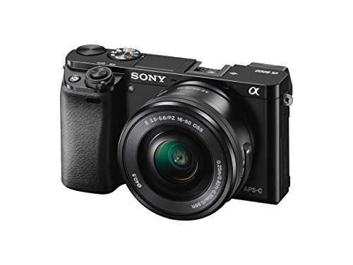 Sony A6000 Camera with SELP1650 Lens - Black