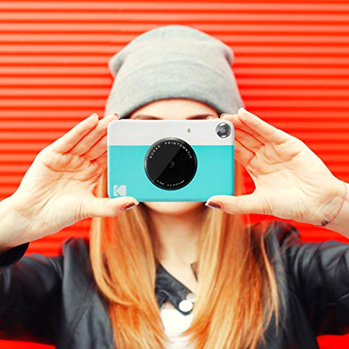 Instant Print Camera - Full Color Prints, Blue