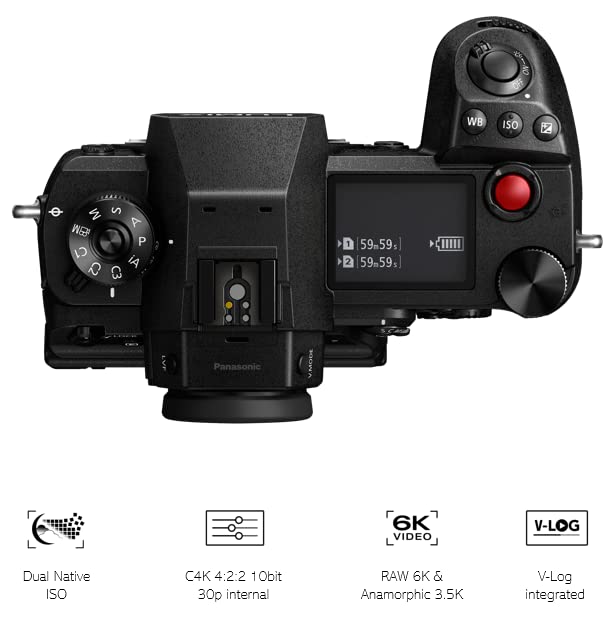 Panasonic LUMIX S1HE Mirrorless Camera - 6K Video