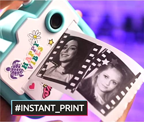 Kids Digital Camera with Built-In Printer - Multicolor