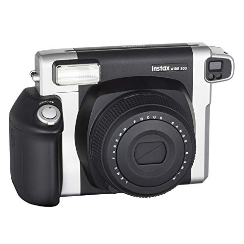 Instant film camera with large format & selfie lens
