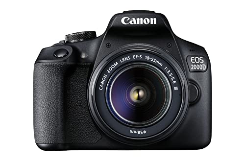 Canon EOS 2000D Camera Kit - Black
