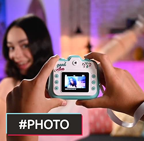 Kids Digital Camera with Built-In Printer - Multicolor