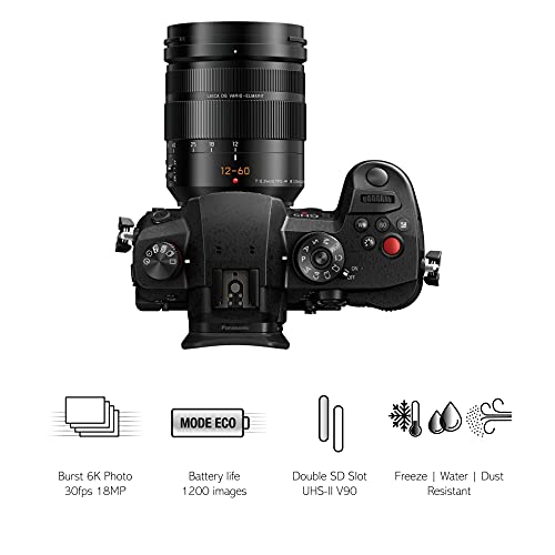 Panasonic GH5M2 Mirrorless Camera with 12-60mm Lens
