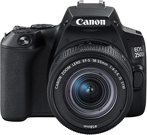 Canon EOS 250D Camera with EF-S 18-55mm Lens