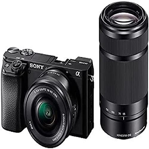 Sony Alpha 6100 | Mirrorless Camera with Zoom Lenses
