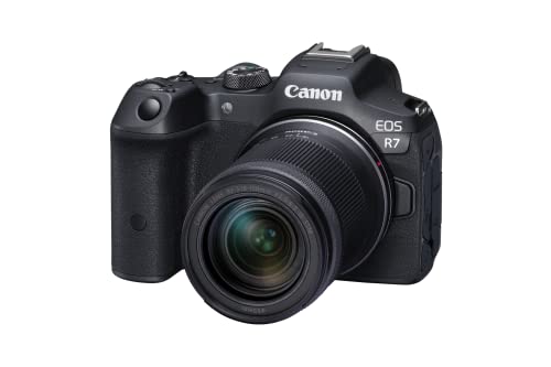 Canon EOS R7 Mirrorless Camera Bundle (Hybrid, 4K/30p, WiFi)