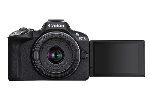 Canon EOS R50 Mirrorless Camera + RF-S 18-45mm Lens