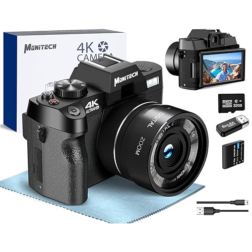 Mo 4K Vlogging Camera with 180° Flip Screen