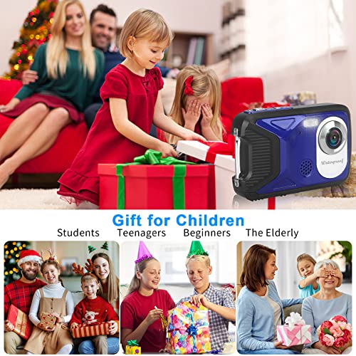 Kids Waterproof Digital Camera - 30MP, 1080P FHD
