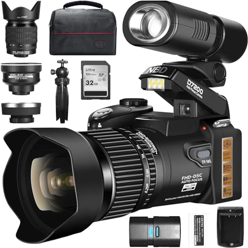 NBD 33MP DSLR Camera Kit: Ideal for Beginner Photography