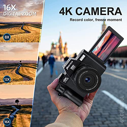 Mo 4K Vlogging Camera with 180° Flip Screen