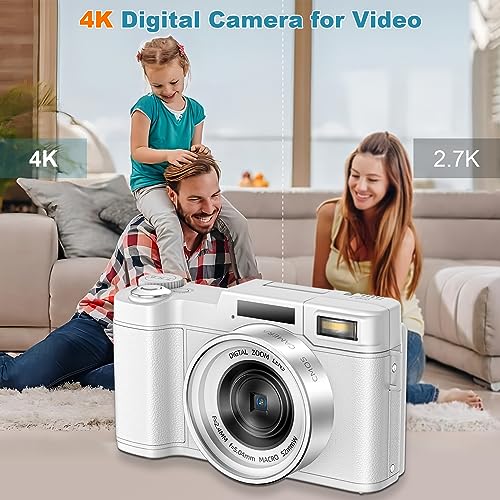 4K 48MP Vlogging Camera with Macro Function