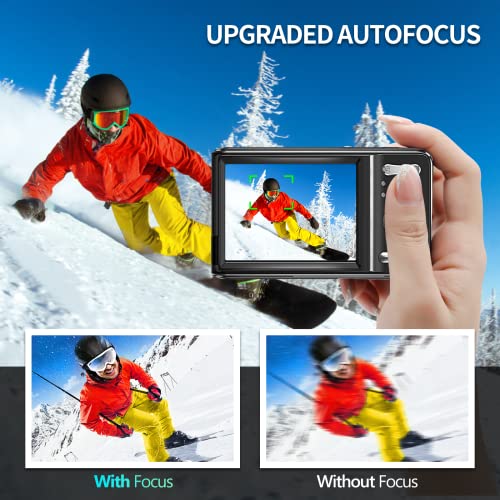 Hojocojo 4K Autofocus Vlogging Camera 48MP FHD