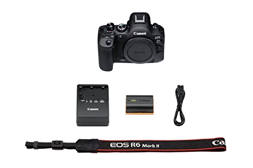 Canon EOS R6 Mark II Mirrorless Camera - 24.2MP, 40fps, 4K