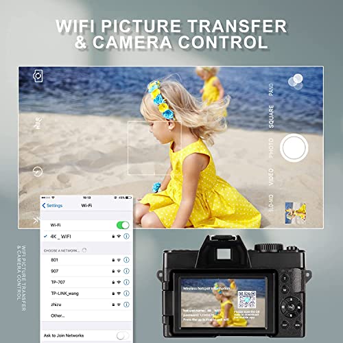 Mo 4K Vlogging Camera with 180° Flip Screen