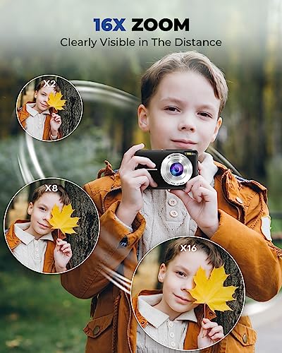 Compact Vlogging Camera with 32G Memory Card & 44MP