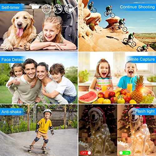 Kids Waterproof Digital Camera - 30MP, 1080P FHD