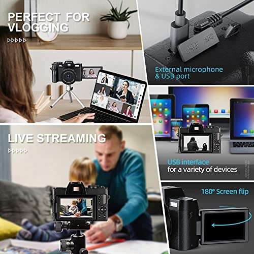 Mo 4K Vlogging Camera with 180° Flip Screen