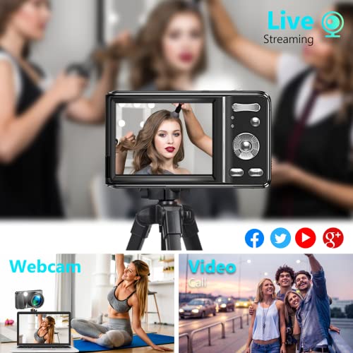 Hojocojo 4K Autofocus Vlogging Camera 48MP FHD