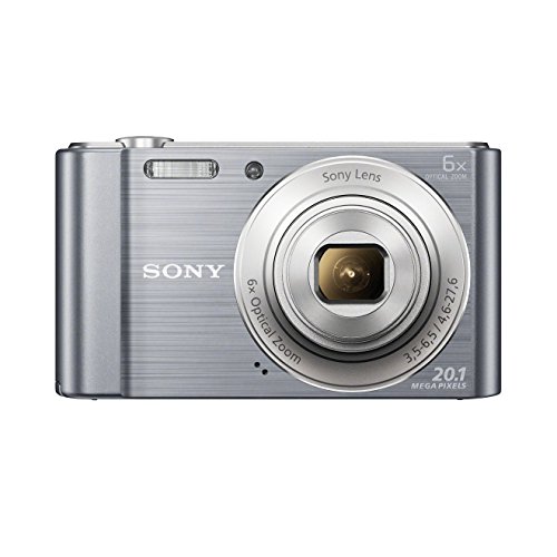 Sony DSC-W810 Silver Camera: 20.1MP, 6x Zoom